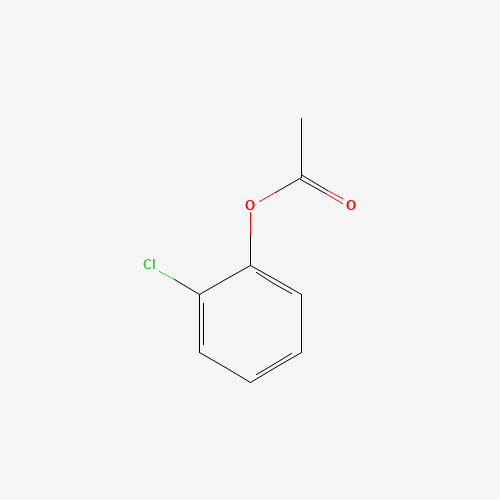 2-CHLOROPHENYL ACETATE (CAS: 4525-75-1) - Chemical Structure and Molecular Formula 