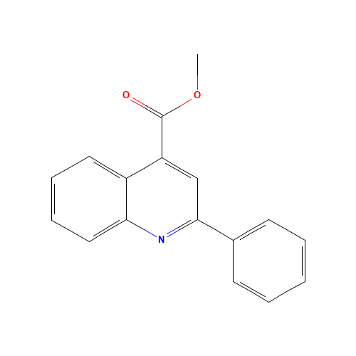 2-PHENYL-QUINOLINE-4-CARBOXYLIC ACID METHYL ESTER (CAS: 4546-48-9) - Related Chemical Product