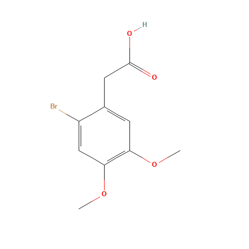 2-BROMO-4,5-DIMETHOXYPHENYLACETIC ACID (CAS: 4697-62-5) - Related Chemical Product