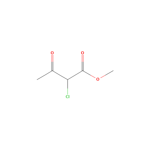 Methyl 2-chloroacetoacetate (CAS: 4755-81-1) - Chemical Structure and Molecular Formula 