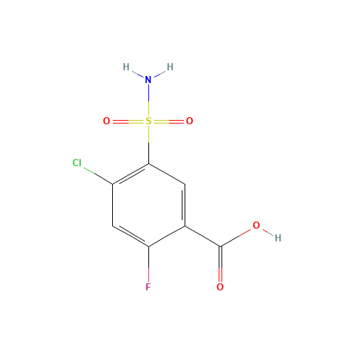 4-Chloro-2-fluoro-5-sulfamylbenzoic acid (CAS: 4793-22-0) - Related Chemical Product