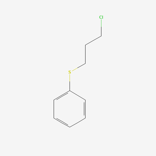 3-CHLOROPROPYL PHENYL SULFIDE (CAS: 4911-65-3) - Chemical Structure and Molecular Formula 