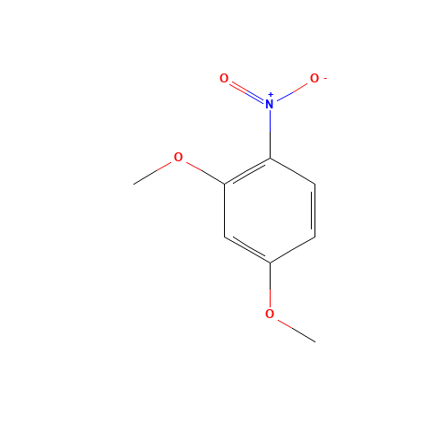 2,4-Dimethoxy-1-nitrobenzene (CAS: 4920-84-7) - Chemical Structure and Molecular Formula 
