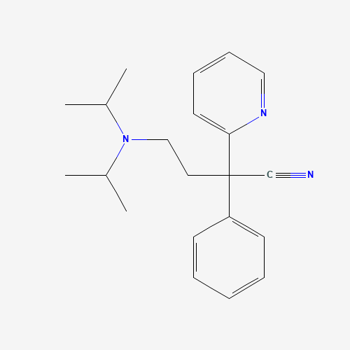4-(DIISOPROPYLAMINO)-2-PHENYL-2-(2-PYRIDYL)-BUTYRONITRILE (CAS: 5005-46-9) - Related Chemical Product