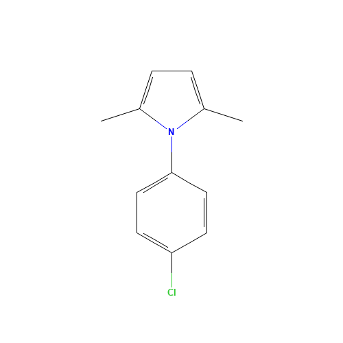 1-(4-CHLOROPHENYL)-2,5-DIMETHYLPYRROLE (CAS: 5044-23-5) - Related Chemical Product