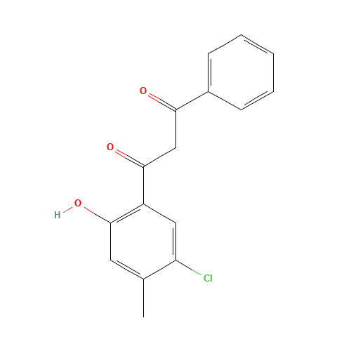 1-(5-CHLORO-2-HYDROXY-4-METHYLPHENYL)-3-PHENYL-1,3-PROPANEDIONE (CAS: 5067-23-2) - Related Chemical Product