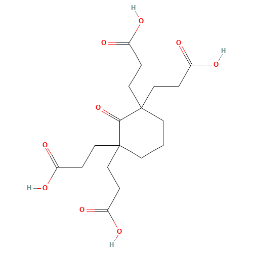 2-OXO-1,1,3,3-CYCLOHEXANETETRAPROPIONIC ACID (CAS: 5107-67-5) - Related Chemical Product