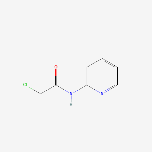 2-CHLORO-N-PYRIDIN-2-YL-ACETAMIDE (CAS: 5221-37-4) - Chemical Structure and Molecular Formula 