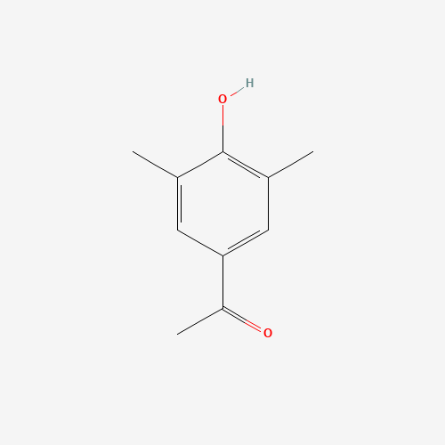 3,5-DIMETHYL-4-HYDROXYACETOPHENONE (CAS: 5325-04-2) - Chemical Structure and Molecular Formula 