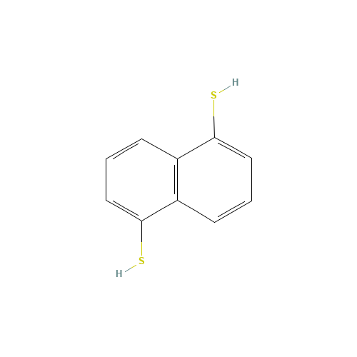 1,5-DIMERCAPTONAPHTHALENE (CAS: 5325-88-2) - Chemical Structure and Molecular Formula 