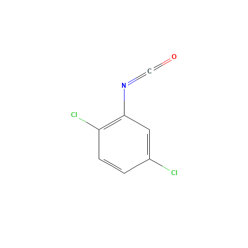 2,5-DICHLOROPHENYL ISOCYANATE (CAS: 5392-82-5) - Chemical Structure and Molecular Formula 
