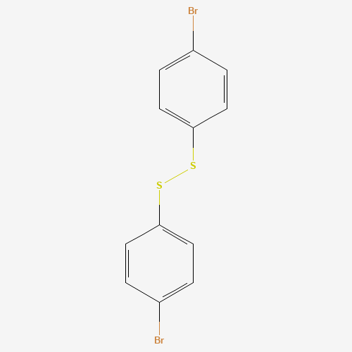 BIS(4-BROMOPHENYL)DISULFIDE (CAS: 5335-84-2) - Chemical Structure and Molecular Formula 