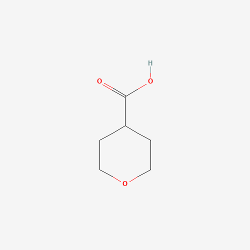 Tetrahydro-2H-pyran-4-carboxylic acid (CAS: 5337-03-1) - Chemical Structure and Molecular Formula 