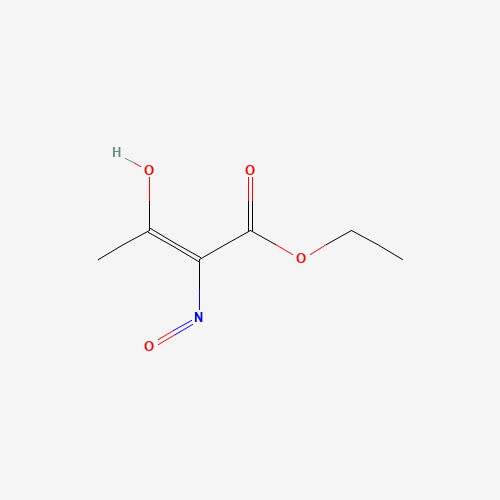 ETHYL 2-(HYDROXYIMINO)-3-OXOBUTANOATE (CAS: 5408-04-8) - Chemical Structure and Molecular Formula 