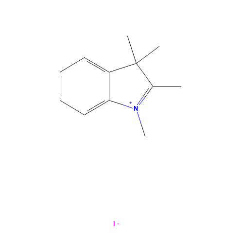 1,2,3,3-Tetramethyl-3H-indolium iodide (CAS: 5418-63-3) - Related Chemical Product