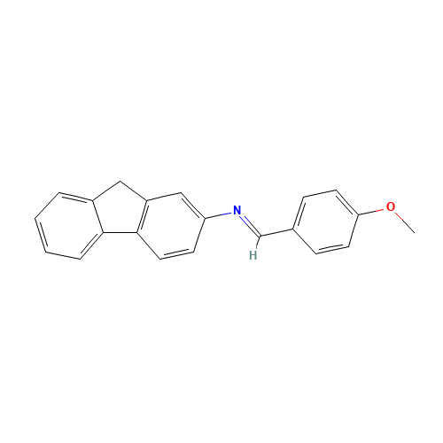 2-[(4-METHOXYBENZYLIDENE)AMINO]FLUORENE (CAS: 5424-78-2) - Related Chemical Product