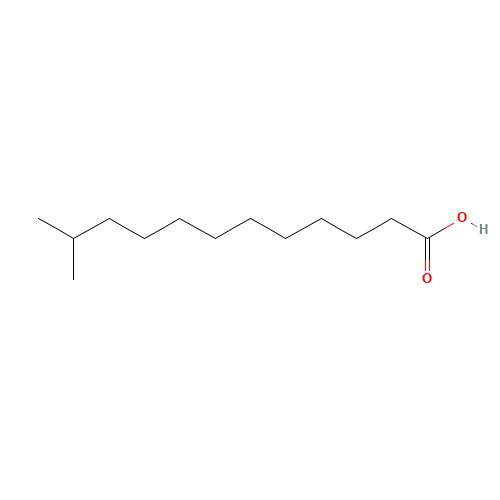 11-METHYLDODECANOIC ACID (CAS: 5681-98-1) - Chemical Structure and Molecular Formula 