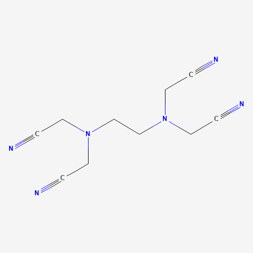 (ETHYLENEDINITRILO)TETRAACETONITRILE (CAS: 5766-67-6) - Chemical Structure and Molecular Formula 