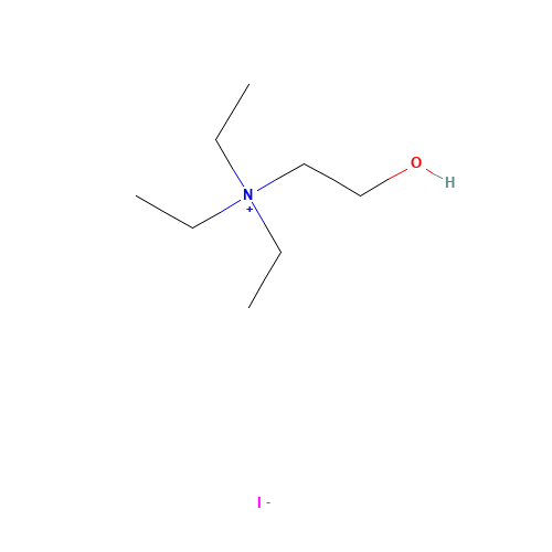 (2-HYDROXYETHYL)TRIETHYLAMMONIUM IODIDE (CAS: 5957-17-5) - Related Chemical Product