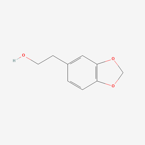 3,4-(METHYLENEDIOXY)PHENETHYL ALCOHOL (CAS: 6006-82-2) - Chemical Structure and Molecular Formula 