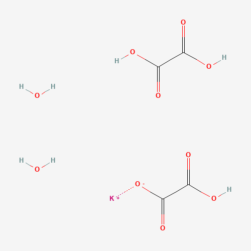 Potassium tetroxalate dihydrate (CAS: 6100-20-5) - Chemical Structure and Molecular Formula 