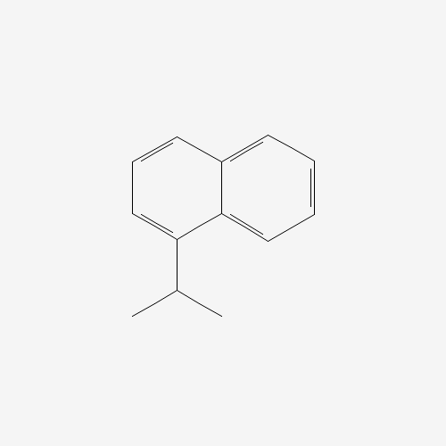 1-ISOPROPYLNAPHTHALENE (CAS: 6158-45-8) - Chemical Structure and Molecular Formula 