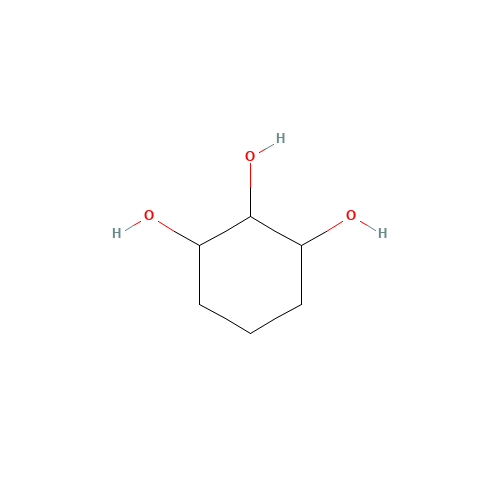 1,2,3-CYCLOHEXANETRIOL (CAS: 6286-43-7) - Chemical Structure and Molecular Formula 