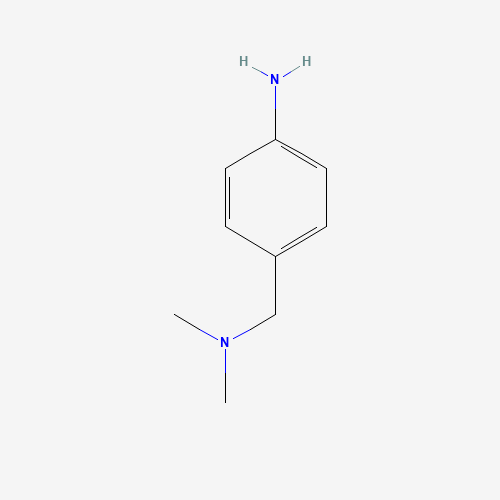 4-AMINO-N,N-DIMETHYLBENZYLAMINE (CAS: 6406-74-2) - Chemical Structure and Molecular Formula 
