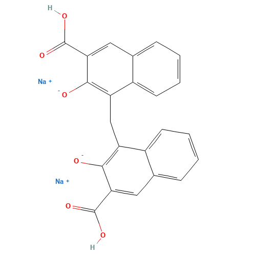 4,4'-Methylenebis(3-hydroxy-2-naphthoic acid) disodium salt (CAS: 6640-22-8) - Related Chemical Product
