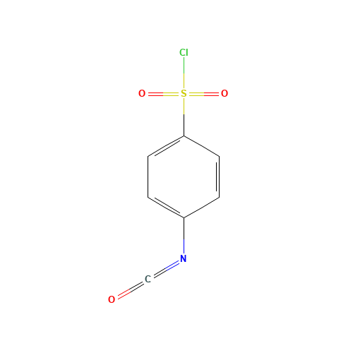 4-(CHLOROSULFONYL)PHENYL ISOCYANATE (CAS: 6752-38-1) - Chemical Structure and Molecular Formula 