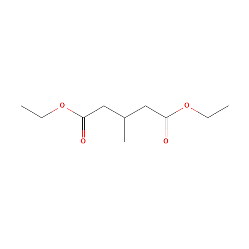 DIETHYL-3-METHYLGLUTARATE (CAS: 6829-42-1) - Chemical Structure and Molecular Formula 