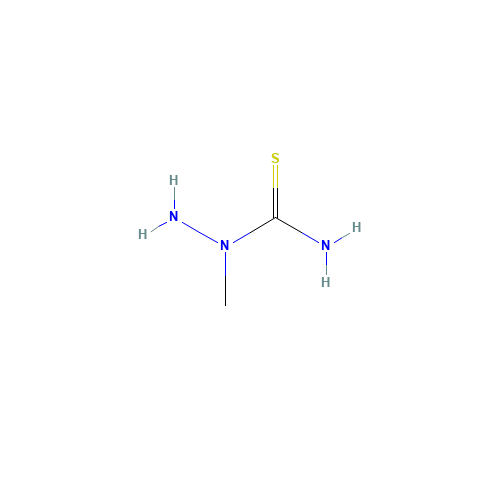 2-Methyl-3-thiosemicarbazide (CAS: 6938-68-7) - Chemical Structure and Molecular Formula 