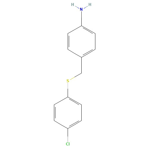 4-([(4-CHLOROPHENYL)SULFANYL]METHYL)PHENYLAMINE (CAS: 6969-14-8) - Related Chemical Product