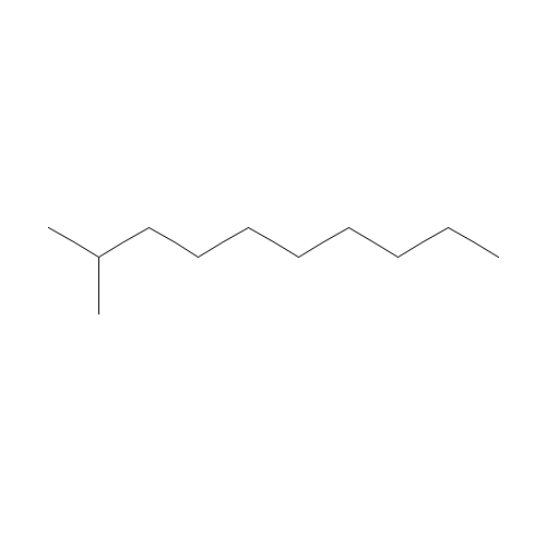 2-METHYLDECANE (CAS: 6975-98-0) - Chemical Structure and Molecular Formula 