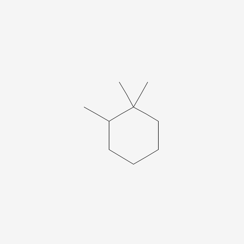 1,1,2-TRIMETHYLCYCLOHEXANE (CAS: 7094-26-0) - Chemical Structure and Molecular Formula 