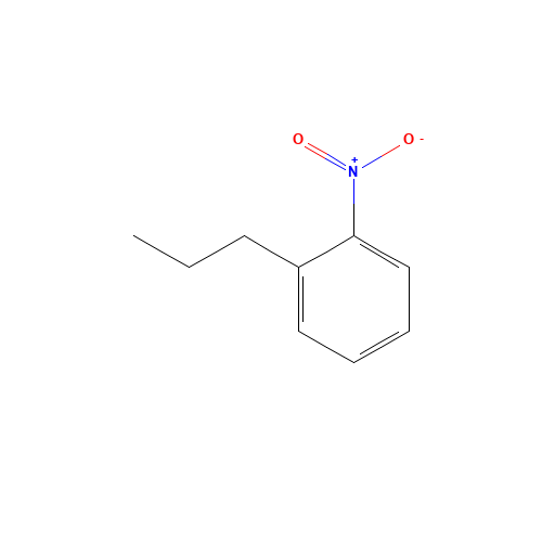 1-NITRO-2-PROPYLBENZENE (CAS: 7137-54-4) - Chemical Structure and Molecular Formula 