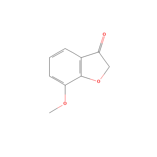 7-METHOXY-3(2H)-BENZOFURANONE (CAS: 7169-37-1) - Chemical Structure and Molecular Formula 