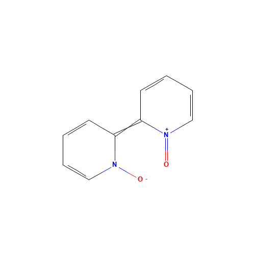 2,2'-DIPYRIDYL N,N'-DIOXIDE (CAS: 7275-43-6) - Chemical Structure and Molecular Formula 
