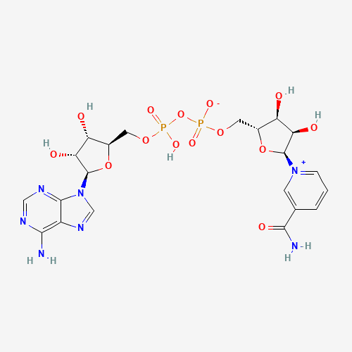ALPHA-DIPHOSPHOPYRIDINE NUCLEOTIDE (CAS: 7298-93-3) - Chemical Structure and Molecular Formula 