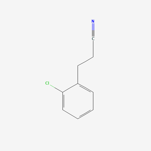 3-(2-CHLOROPHENYL)PROPIONITRILE (CAS: 7315-17-5) - Chemical Structure and Molecular Formula 