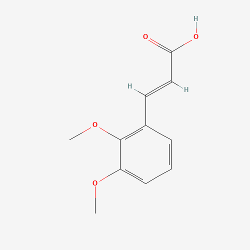 trans-2,3-Dimethoxycinnamic acid (CAS: 7345-82-6) - Chemical Structure and Molecular Formula 