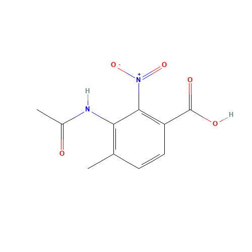 2-NITRO-3-ACETYLAMINO-4-METHYLBENZOIC ACID (CAS: 7356-52-7) - Related Chemical Product