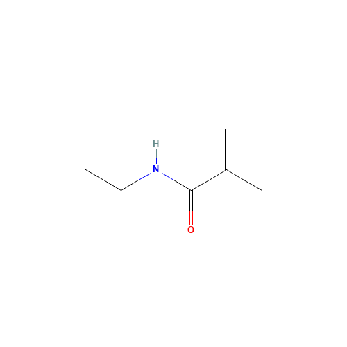 N-ETHYLMETHACRYLAMIDE (CAS: 7370-88-9) - Chemical Structure and Molecular Formula 