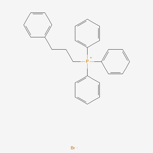 3-PHENYLPROPYL TRIPHENYLPHOSPHONIUM BROMIDE (CAS: 7484-37-9) - Chemical Structure and Molecular Formula 