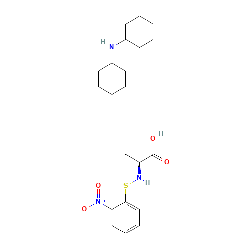 N-2-NITROPHENYLSULFENYL-L-ALANINE DICYCLOHEXYLAMMONIUM SALT (CAS: 7675-46-9) - Related Chemical Product
