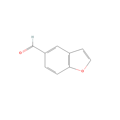 1-Benzofuran-5-carbaldehyde (CAS: 10035-16-2) - Chemical Structure and Molecular Formula 