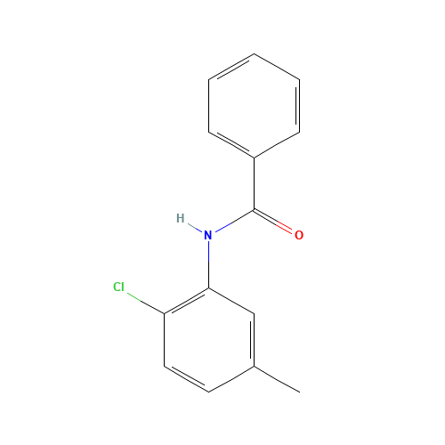 2'-CHLORO-5'-METHYLBENZANILIDE (CAS: 10286-87-0) - Chemical Structure and Molecular Formula 