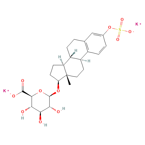 beta-Estradiol-3-sulfate-17-glucopyranosiduronic acid dipotassium salt (CAS: 10392-35-5) - Related Chemical Product