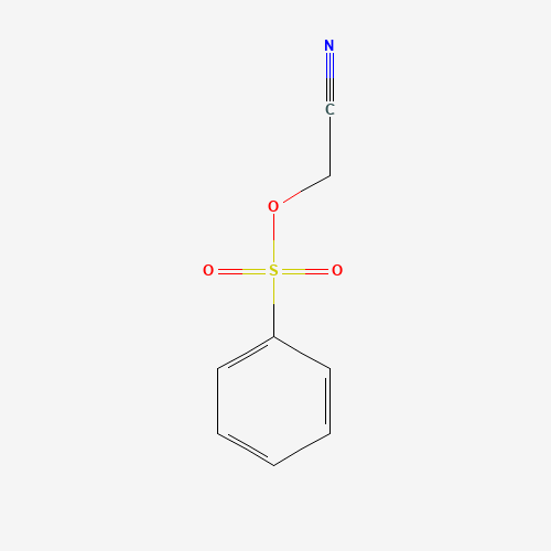 Cyanomethyl benzenesulfonate (CAS: 10531-13-2) - Chemical Structure and Molecular Formula 