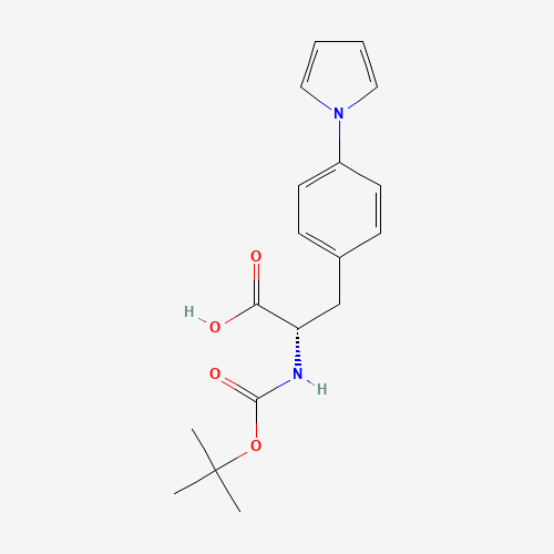 N-(TERT-BUTOXYCARBONYL)-3-(4-(1-PYRROLYL)PHENYL)-L-ALANINE (CAS: 312619-46-8) - Related Chemical Product